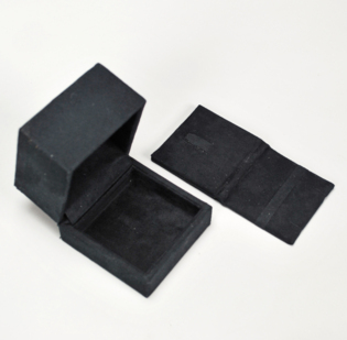 Camoscio astuccio anello/orecchino/pendente