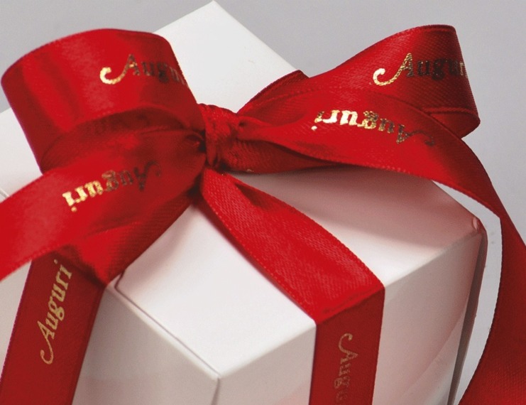 Nastro Doppio Raso Oriente ANONIMO e STAMPATO A CALDO METALLIZZATO - 4 di 5