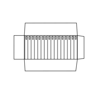 Rotolo 16 canali per catene con lacci con automatico