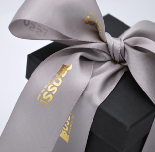 Nastro Doppio Raso Oriente altezza mm 32 stampa a caldo