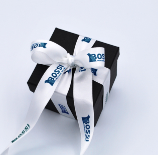 Nastro Doppio Raso Oriente altezza mm 19 stampa tipografica