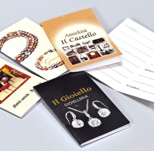 Biglietti a libretto con stampa a colori fronte e retro