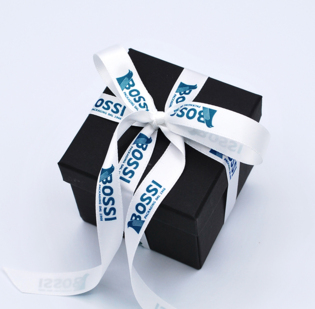 Nastro Doppio Raso Oriente altezza mm 13 stampa tipografica