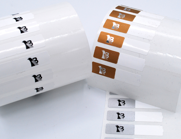 Segnaprezzi in PPL BIANCO ANONIMI o CON LOGO per stampanti trasferimento termico - 3 di 6