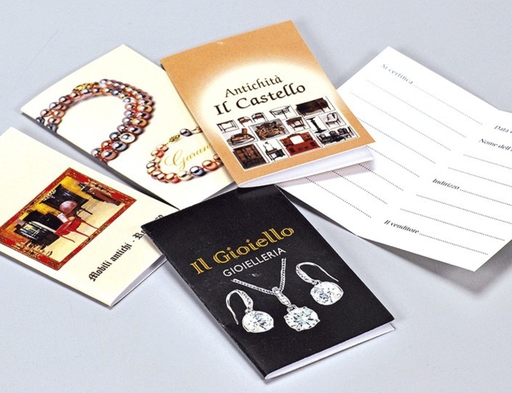 Biglietti a libretto personalizzati con stampa a colori fronte e retro - 1 di 1