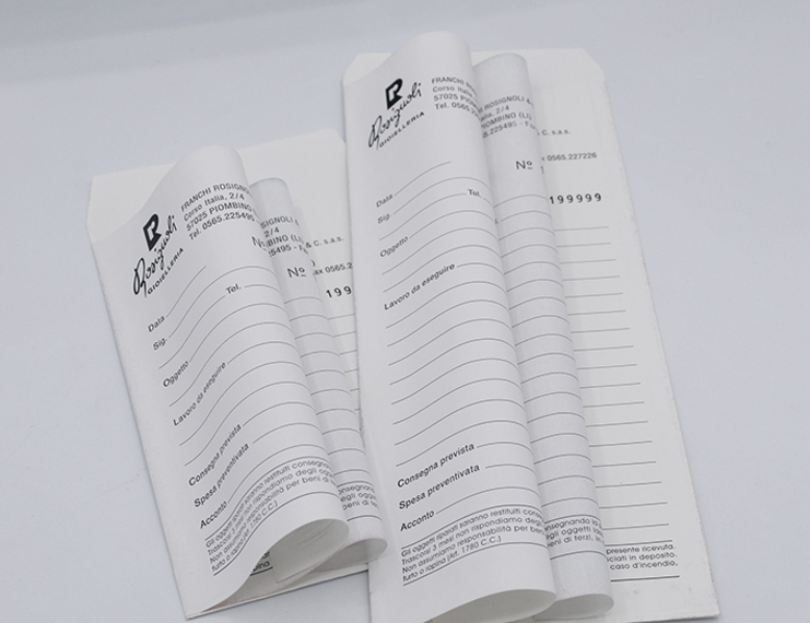 Buste riparazioni personalizzate con fogli autocopianti incollati a 1 o 2 copie con numerazione - 1 di 2